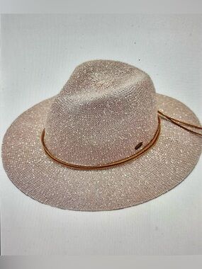 C.C. Panama Sequined Hat